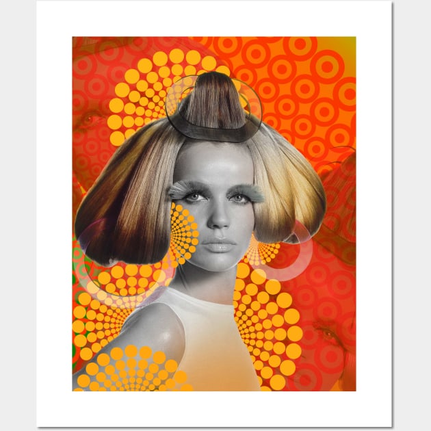 60s Supermodel Veruschka Wall Art by Dez53